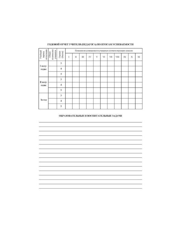 Журнал контроля и учета инд.занятий,А4,обл.офс,блок писчая  КЖ-400