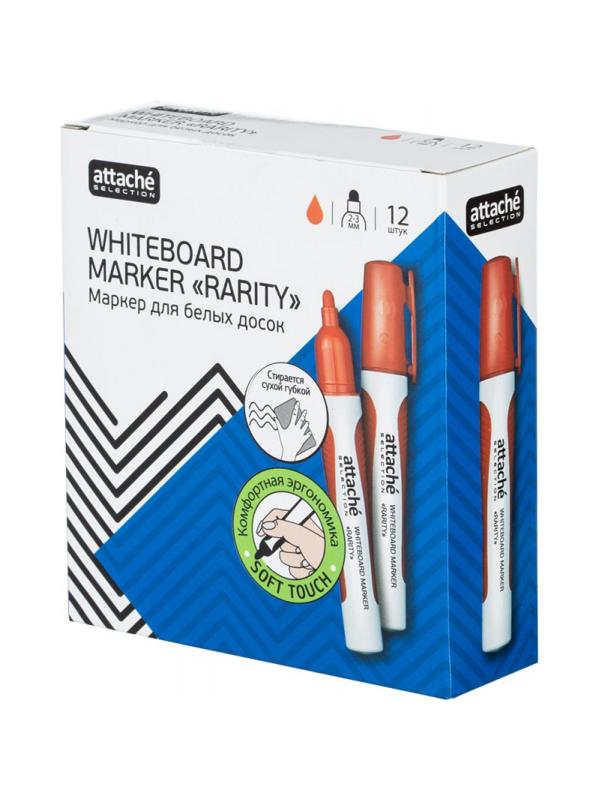 Маркер для белых досок Attache Selection Rarity красный, 2-3мм