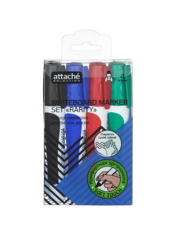 Набор маркеров для белых досок Attache Selection Rarity 4цв., 2-3мм