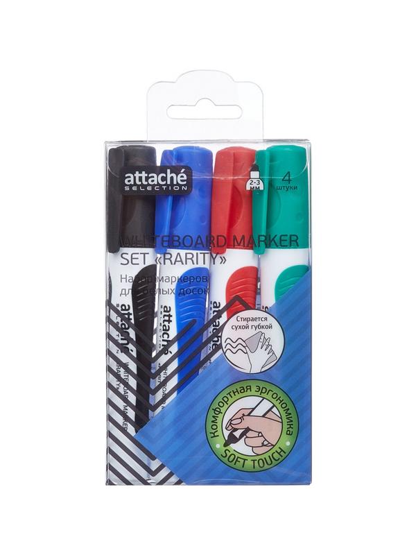 Набор маркеров для белых досок Attache Selection Rarity 4цв., 2-3мм