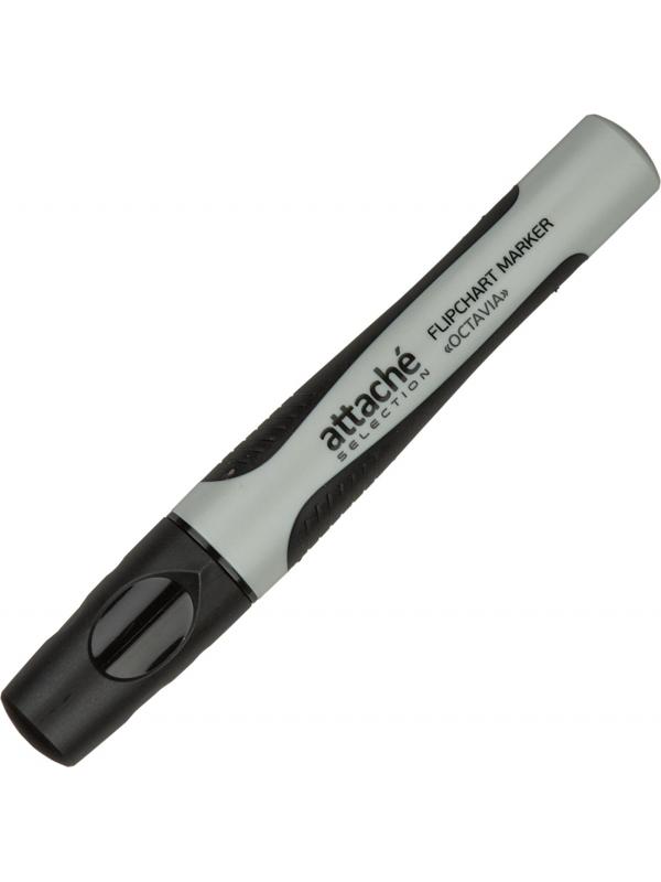 Маркер для флипчартов по бумаге Attache Selection Octavia черн, 2-3мм