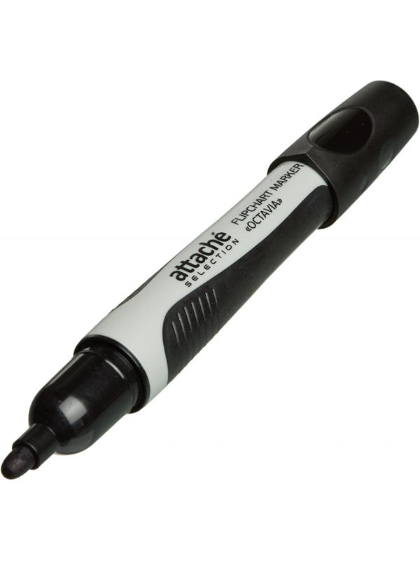 Маркер для флипчартов по бумаге Attache Selection Octavia черн, 2-3мм