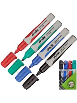 Набор маркеров для флипчартов Attache Selection Octavia набор 4цв., 2-3мм