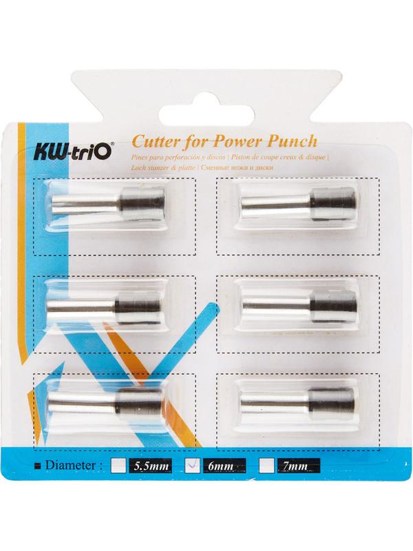 Нож запасной для мощн. дыроколов KW-trio 952/954/931D,6шт/уп,металл,блистер