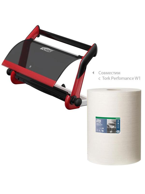 Материал протирочный нетканый Tork W1/W2/W3 280лx1рул/кор, белый 530137
