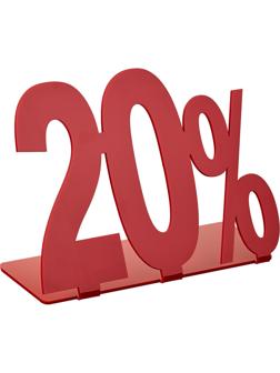 Подставка Акция 20%, 205х175 мм