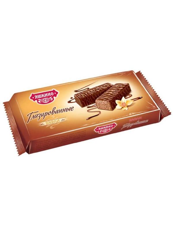 Вафли глазированные Яшкино 200г  ЯВ 210