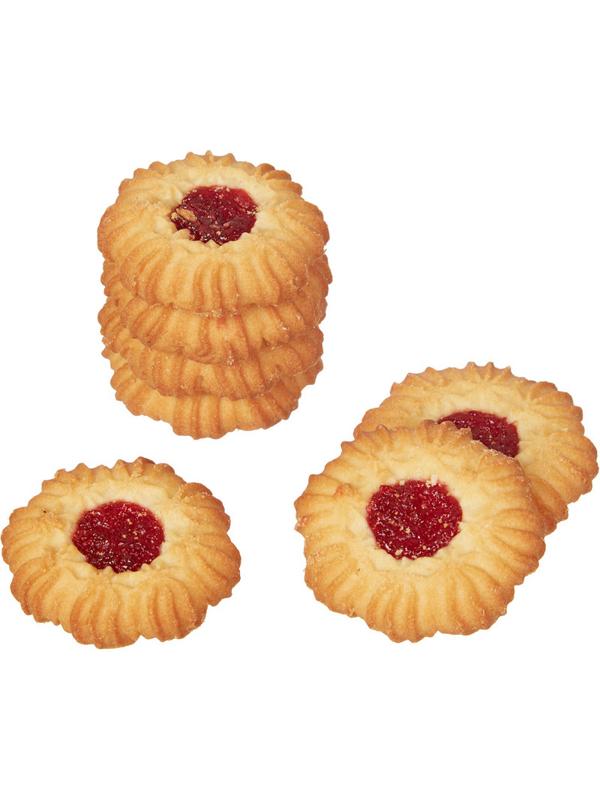 Печенье сдобное Курабье с вишневым джемом 4кг ЯП815