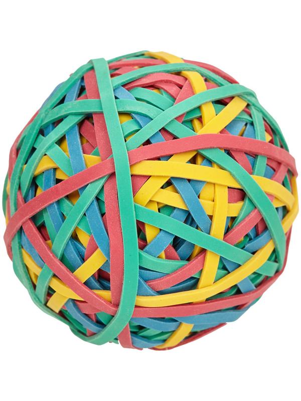 Резинка универсальная 113г диам.50 мм. Комус цвет ассорти