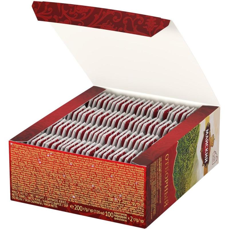 Чай Майский черный Отборный 100пакx2г 724403