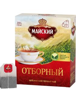 Чай Майский черный Отборный 100пакx2г 724403