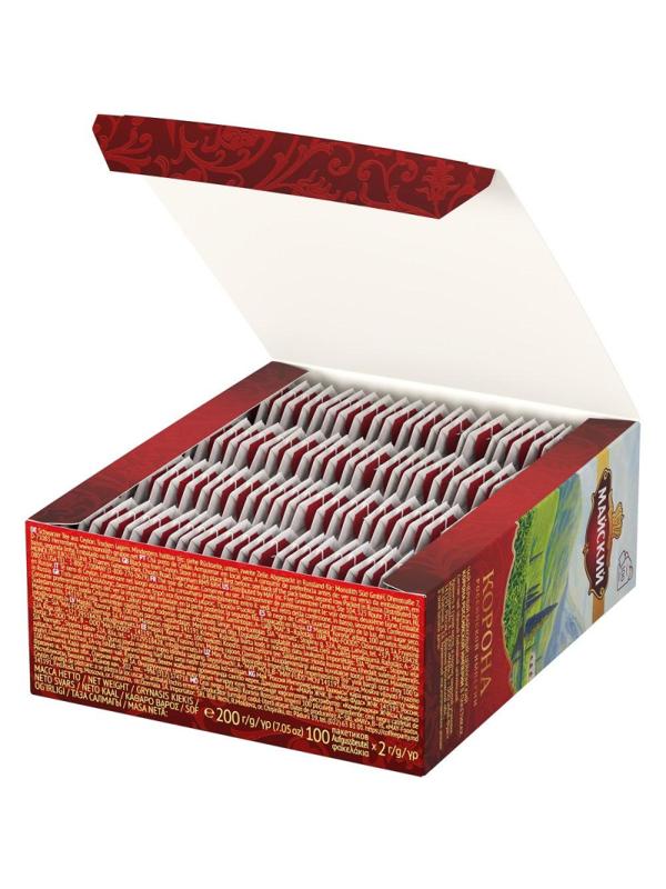 Чай Майский Корона Российской Империи черный 100пакx2г