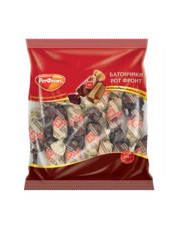 Конфеты шоколадные Батончики шоколадно-сливочный вкус 250г