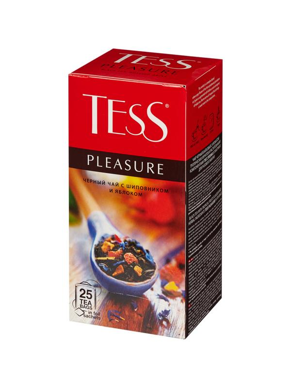 Чай черный ТЕSS Pleasure с фруктовыми добавками 1,5г*25пак