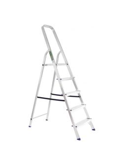Стремянка 5 ступеней, алюминиевая СИБРТЕХ (97715)