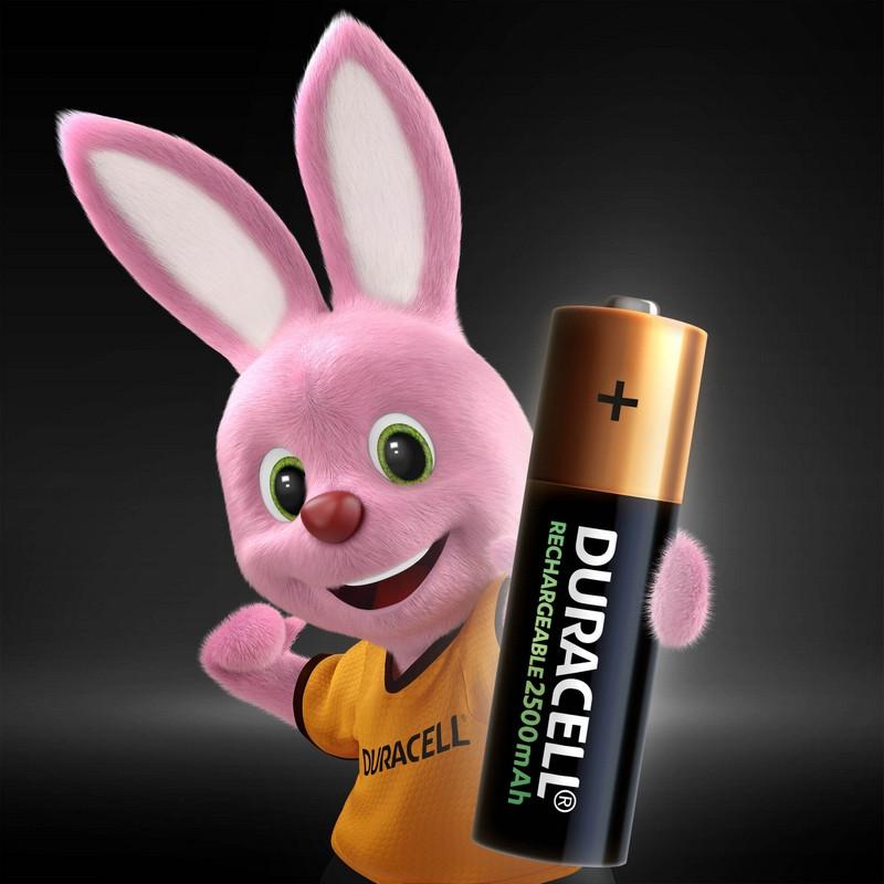 Аккумулятор DURACELL АА/HR6/4BL 2500mAh предзаряженные