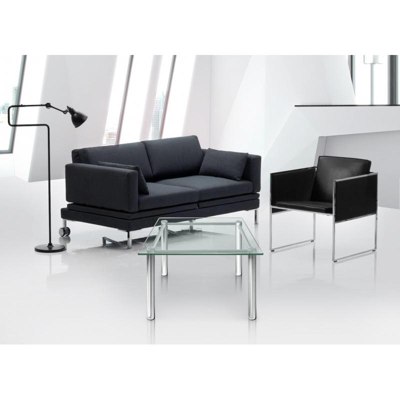 Стол журнальный KD_Гранд 2М гальванический хром