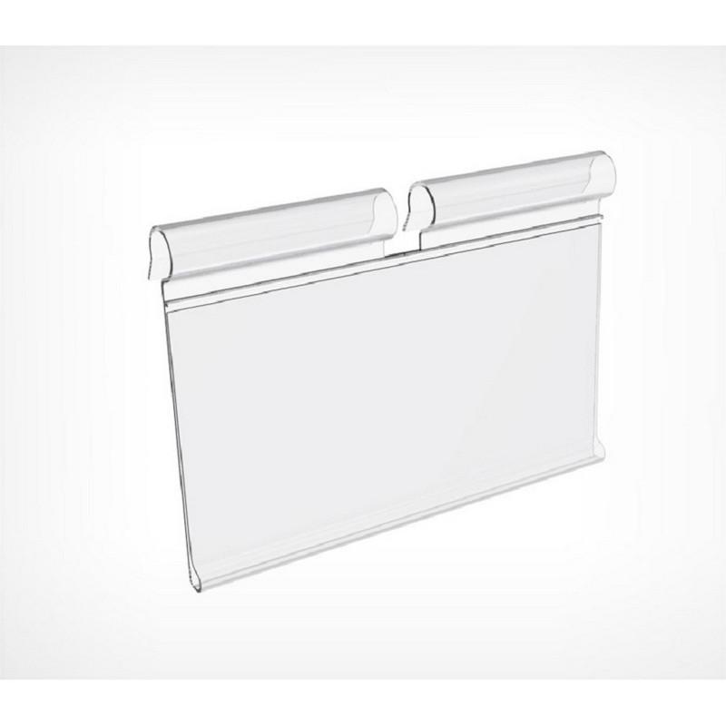 Ценникодержатель полочный на крючок откидной,70мм,100 шт/уп