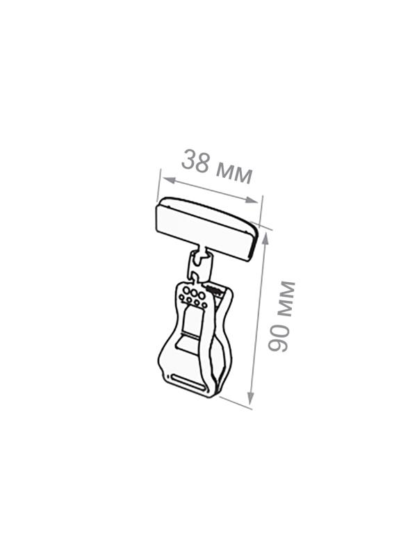 Ценникодержатель подвесной для информации на прищепке,10шт/уп