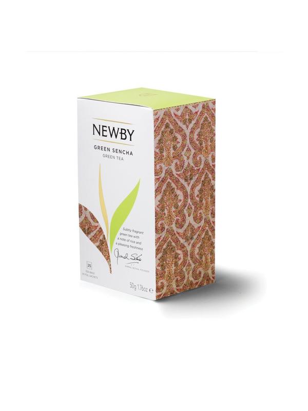 Чай Newby Зеленая Сенча зеленый 25 пакетиков