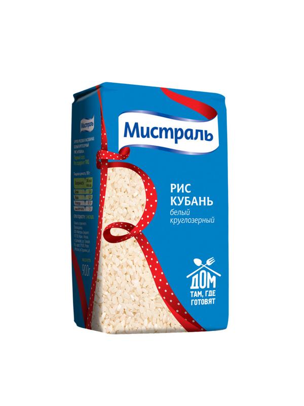 Рис крупа МИСТРАЛЬ Кубань 900 г