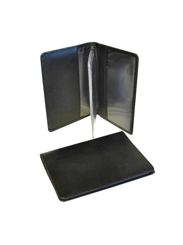 Обложка для автодокументов кожаная черная, 02-024-0713