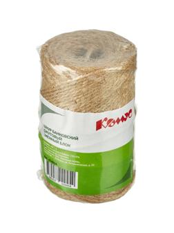 Шнур банковский джутовый полированный сменный блок, 100 м