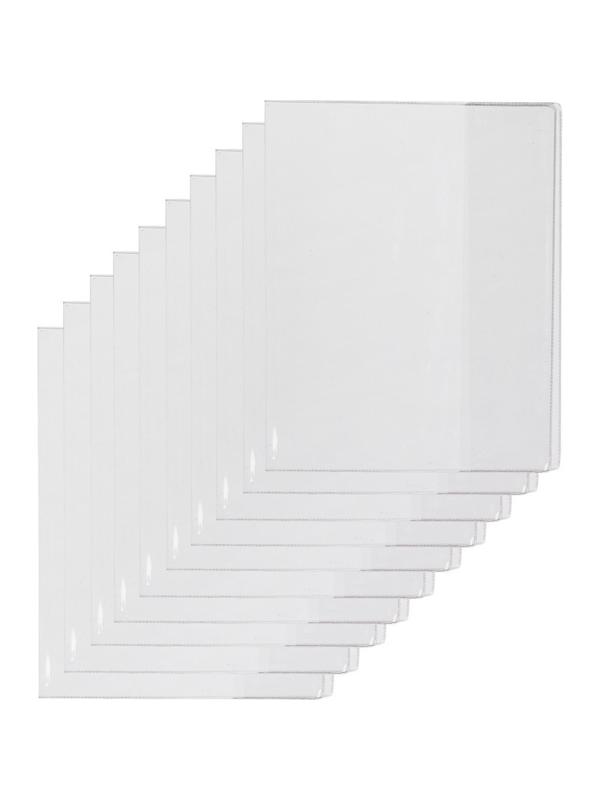 Набор обложек №1School д/учеб. млад. кл, 10шт, 227х360,ПВХ,110мкм