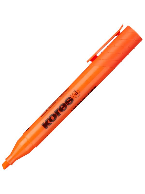 Набор текстовыделителей KORES набор 4цв. 1-5 мм 36040