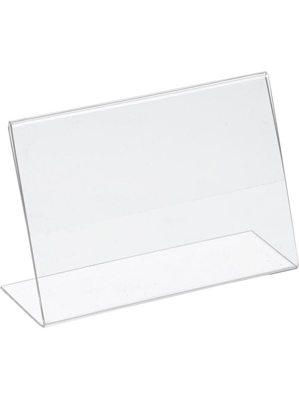Ценникодержатель настольный для ценника 80х120 мм, настольный, акрил