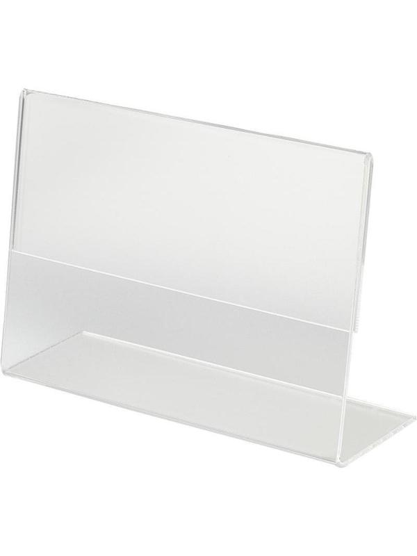 Ценникодержатель настольный для ценника 80х120 мм, настольный, акрил