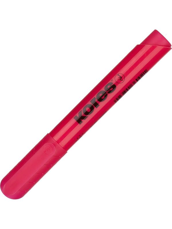 Маркер текстовыделитель KORES 1-5 мм розовый 36002