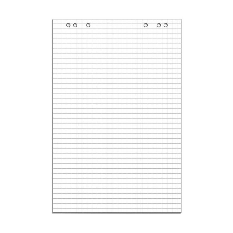 Блок бумаги для флипчартов клетка 67,5х98 50 лист. 80гр.