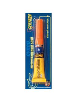 Клей Моментальный  СЕКУНДА  3 г (403-107)