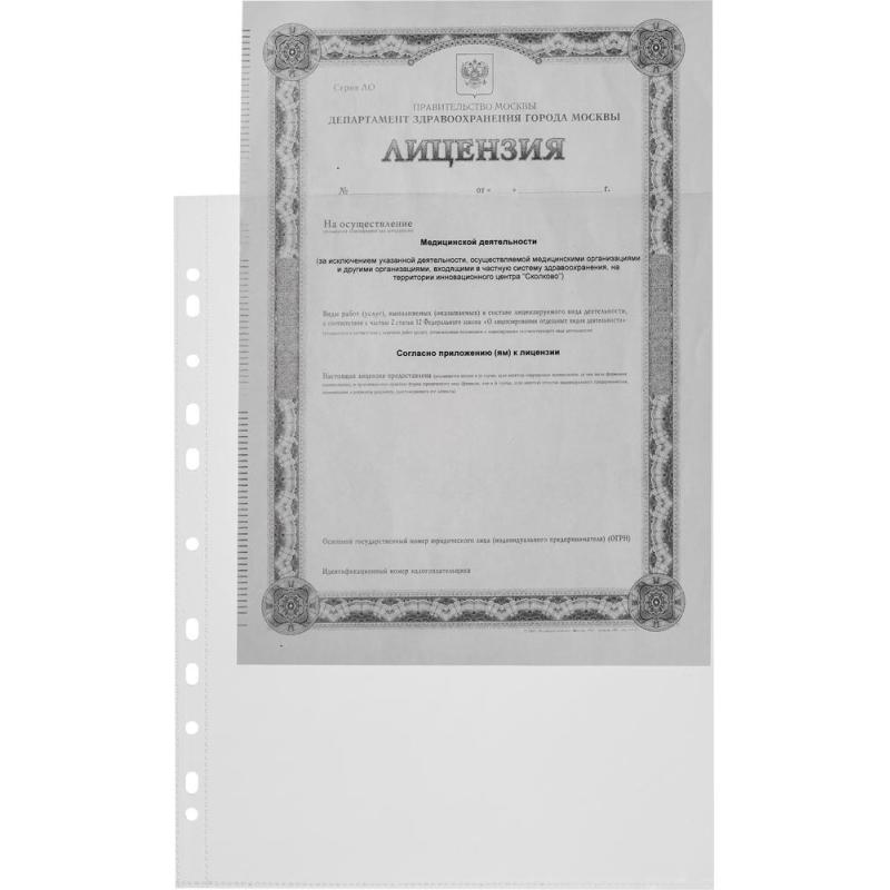 Файл-вкладыш А4+ Attache Selection 105 мкм, 10  шт/уп