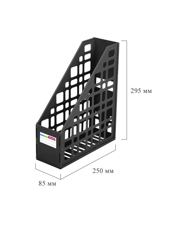 Лоток вертикальный Attache 85мм сборный 1 отд черный