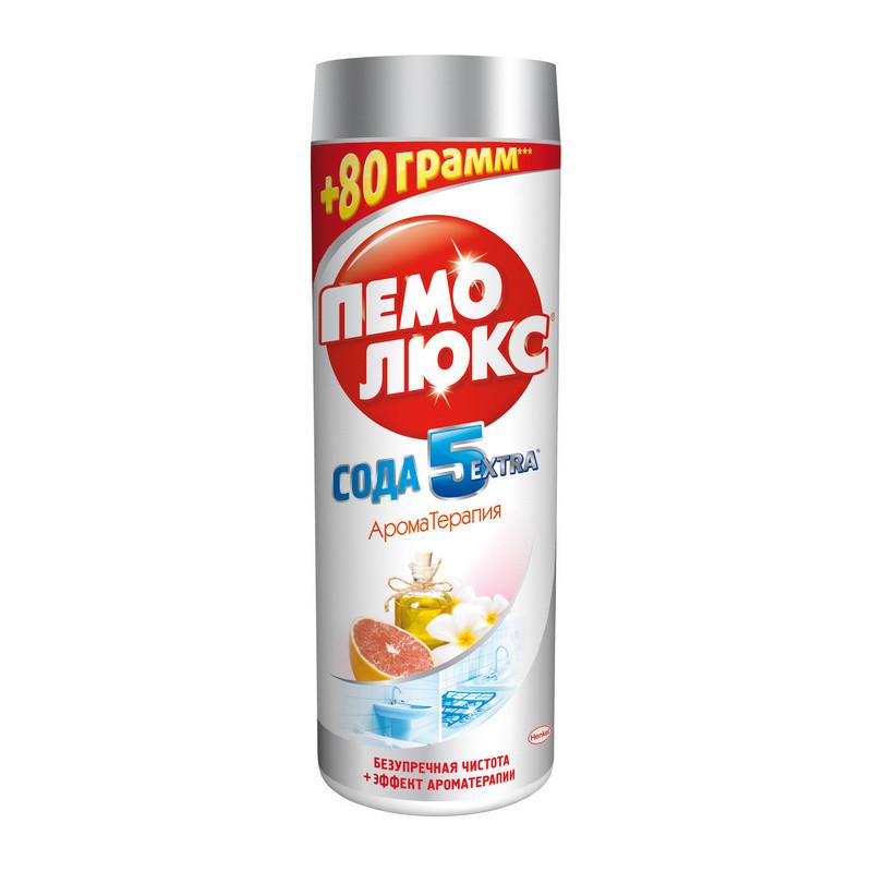 Универсальное чистящее средство Пемолюкс Сода 5 порошок 0.48 кг яблоко