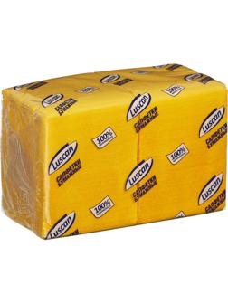 Салфетки бумажные Luscan Profi Pack 1сл24х24 желтые 400шт/уп