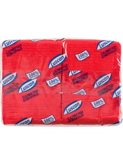 Салфетки бумажные Luscan Profi Pack 1сл24х24 красные400шт/уп