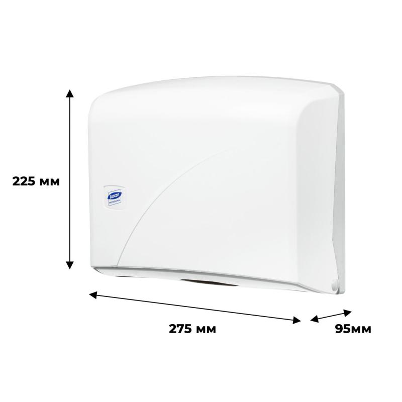 Диспенсер для полотенец лист Luscan Professional Zсложбелый