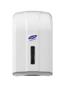 Диспенсер для туалетной бумаги лист Luscan Professional белый