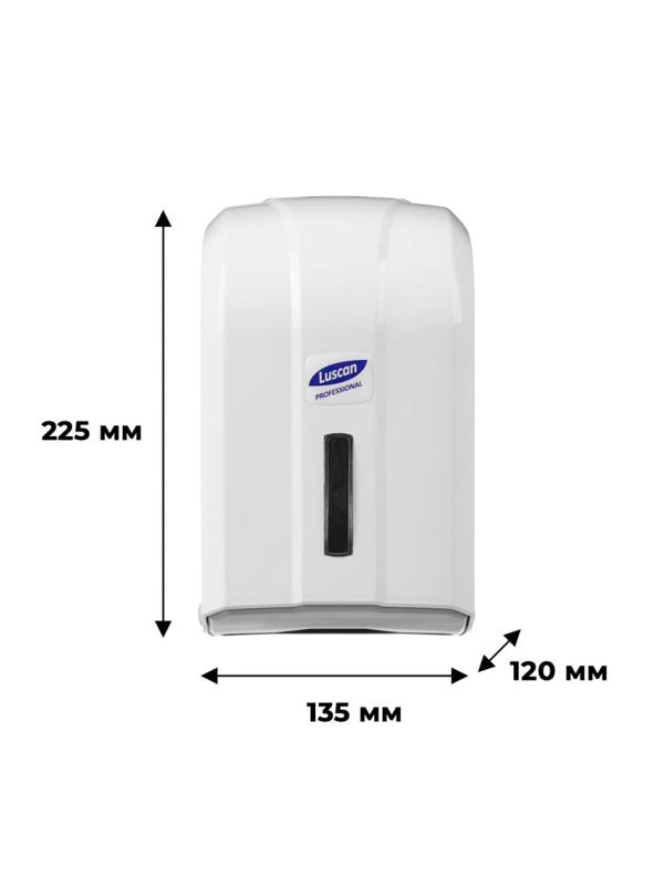 Диспенсер для туалетной бумаги лист Luscan Professional белый