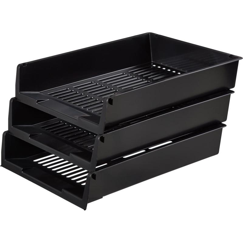 Лоток горизонтальный Attache решетчатый черный ЛТ291АЕ