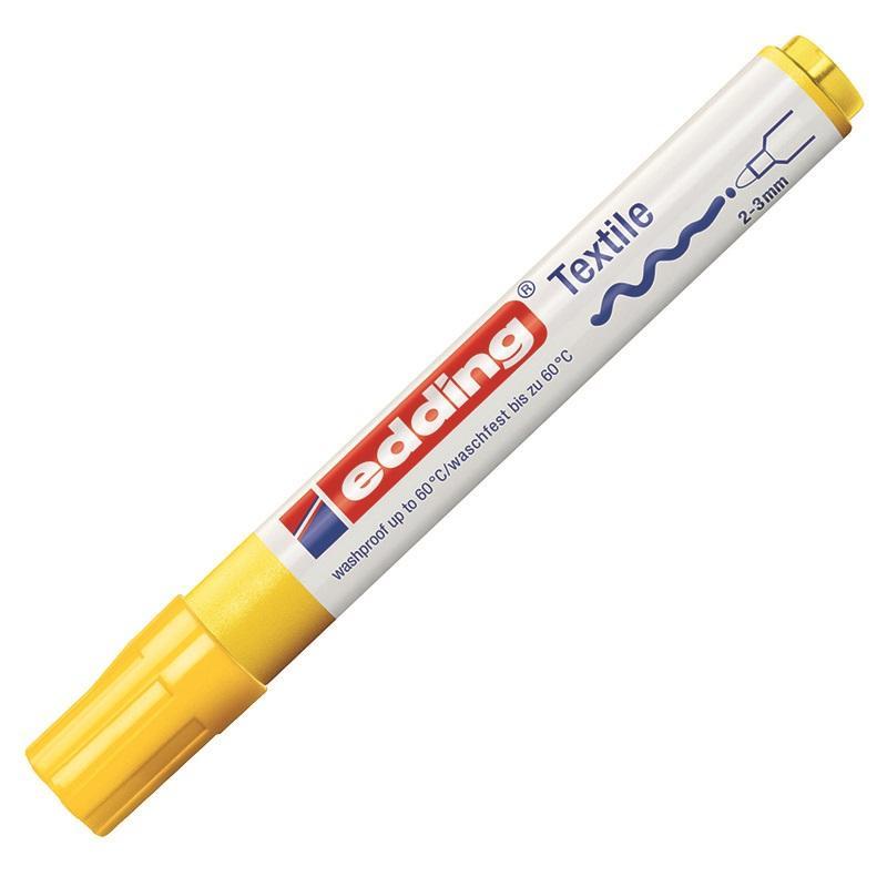 Маркер для текстиля Edding E-4500, жёлтый_005