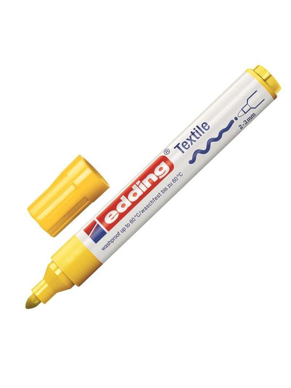 Маркер для текстиля Edding E-4500, жёлтый_005