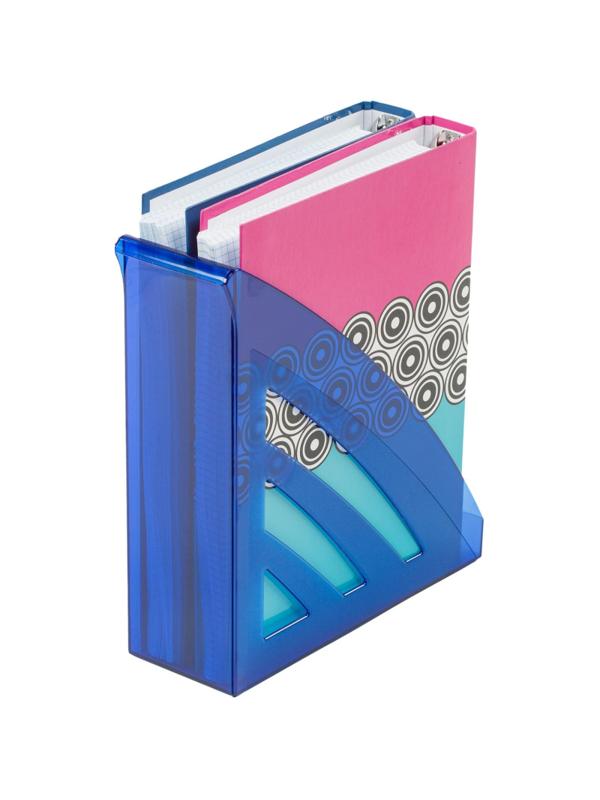 Лоток вертикальный Attache City 90мм прозр. С