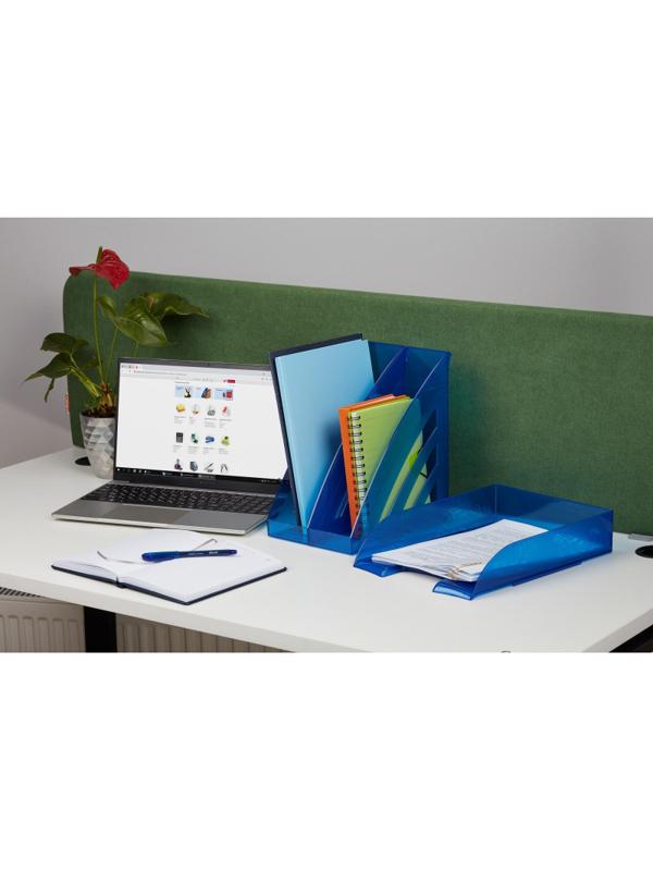 Лоток вертикальный Attache City 90мм прозр. С