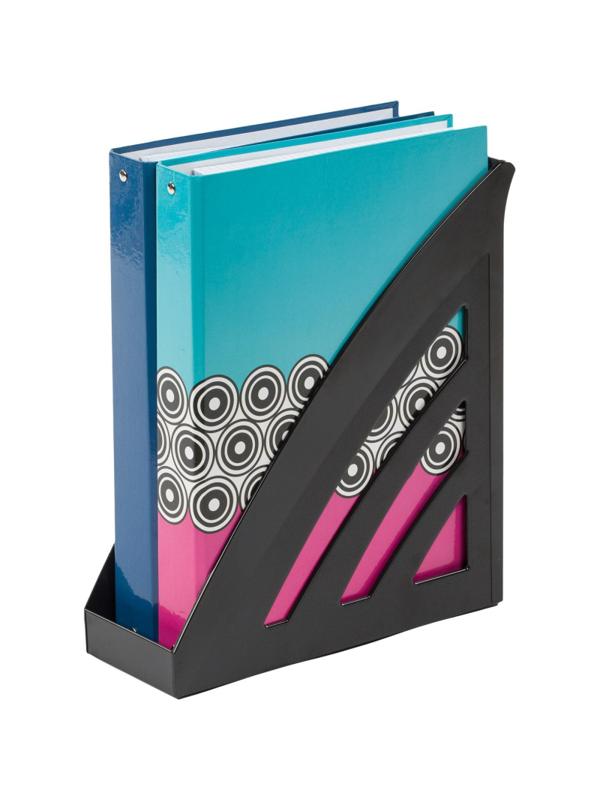 Лоток вертикальный Attache City 90мм черный