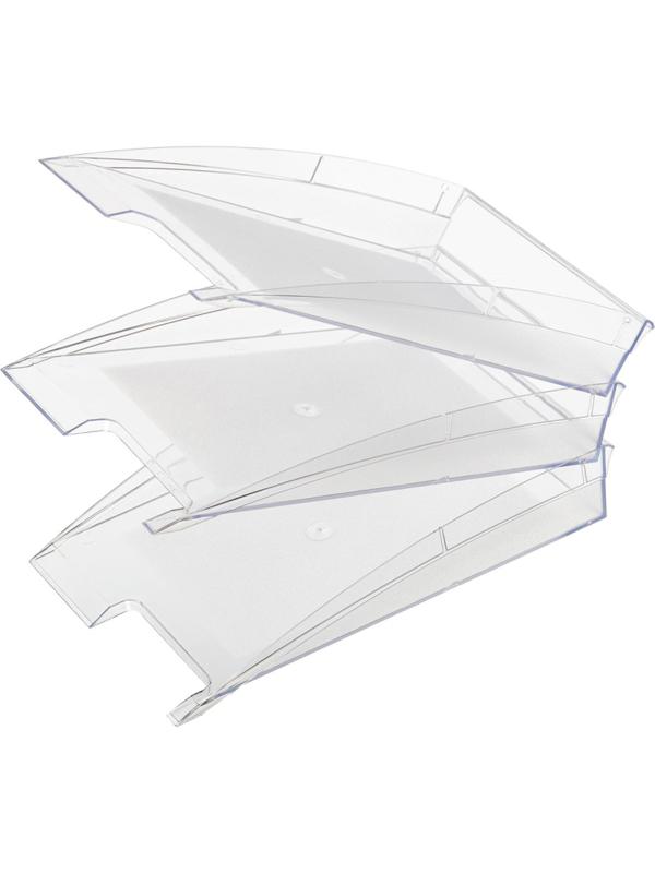 Лоток горизонтальный Attache City прозрачный