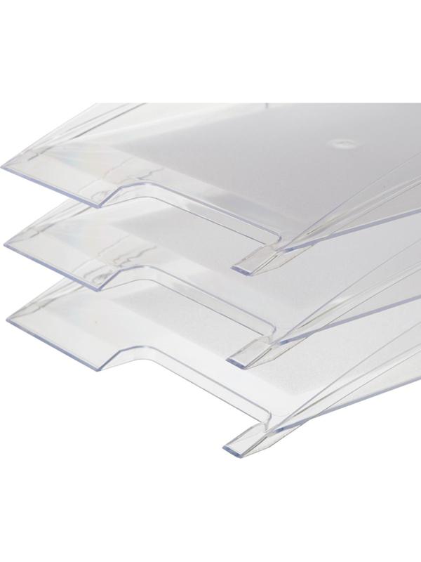 Лоток горизонтальный Attache City прозрачный